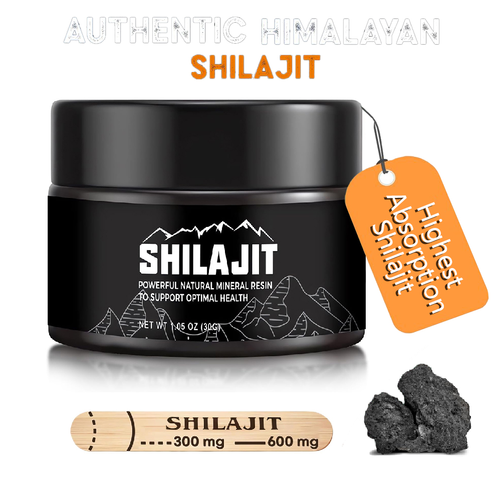 Shilajit Resin Pure - ชิลลาจิตแท้จากเทือกเขาหิมาลัย - เรซินออร์แกนิกคุณภาพพรีเมียมที่ทรงพลังที่สุด เรซินชิลลาจิตบริสุทธิ์ 100% สำหรับพลังงานและเสริมสร้างภูมิคุ้มกัน