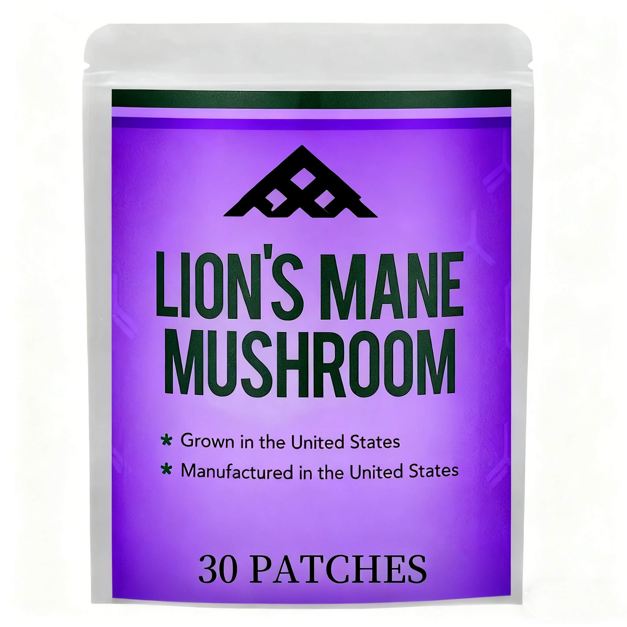 Lion Mane Mushroom - แผ่นแปะเห็ดหลินจือสำหรับสมอง ช่วยเสริมความจำ สมาธิ ด้วยสารสกัดจากถั่งเช่าและเห็ดหลินจือ ช่วยเสริมภูมิคุ้มกัน 30