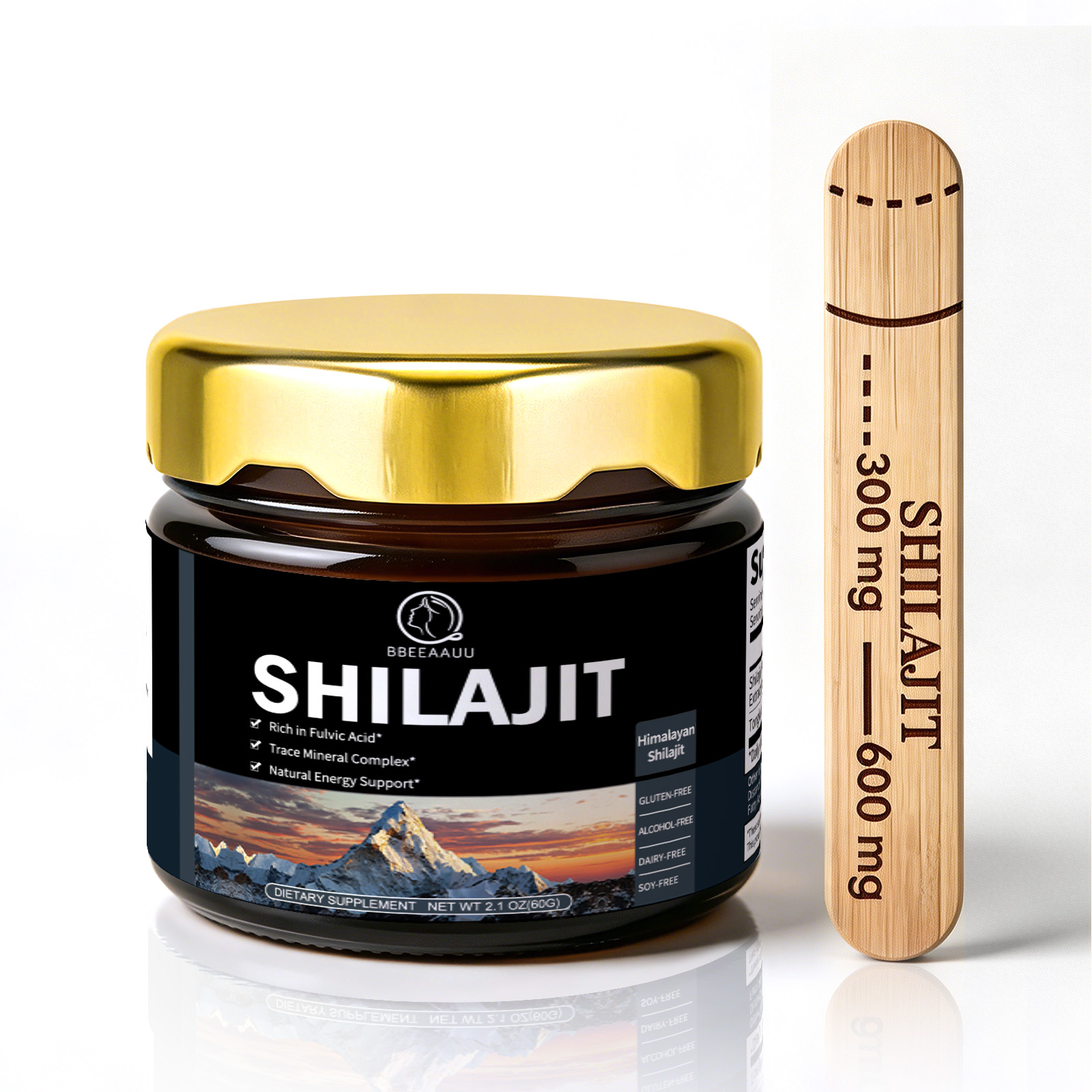 Shilajit Resin Pure - BBEEAAUU ชิลาจิตเรซินบริสุทธิ์ 100% ชิลาจิตแท้พร้อมแร่ธาตุ 85 ชนิดและกรดฟูลวิค