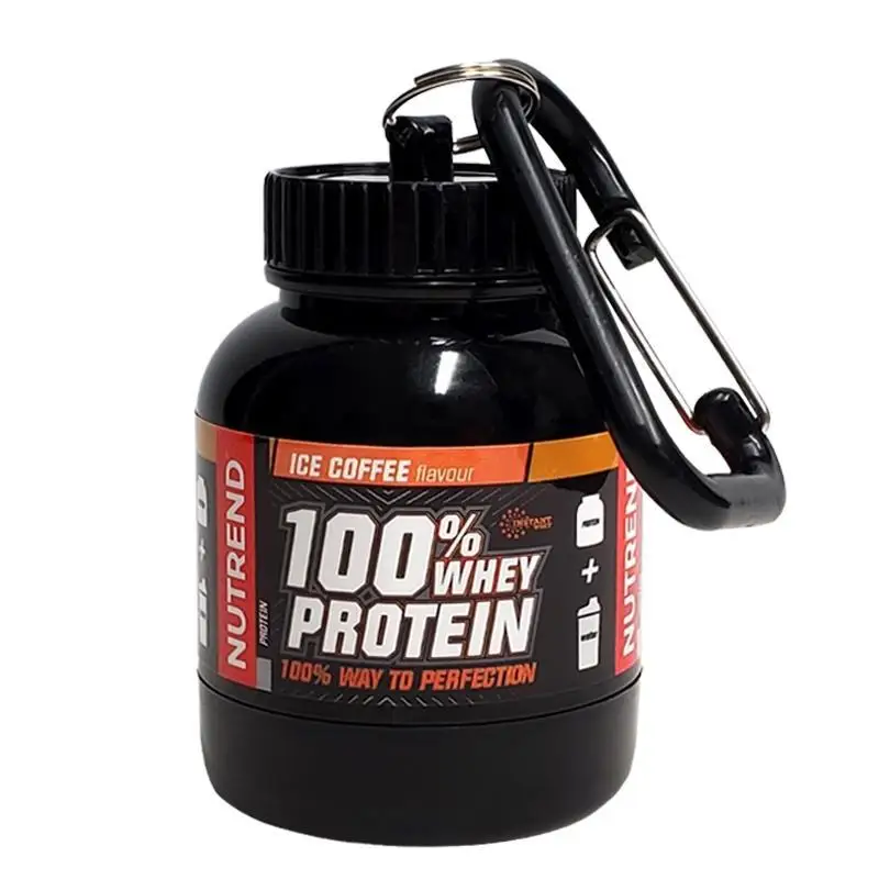 Whey Protein Isolate - ขวดเก็บอาหารเสริมผงโปรตีนแบบพกพา100/200มล. ขวดเก็บกันรั่วน้ำหนักเบา