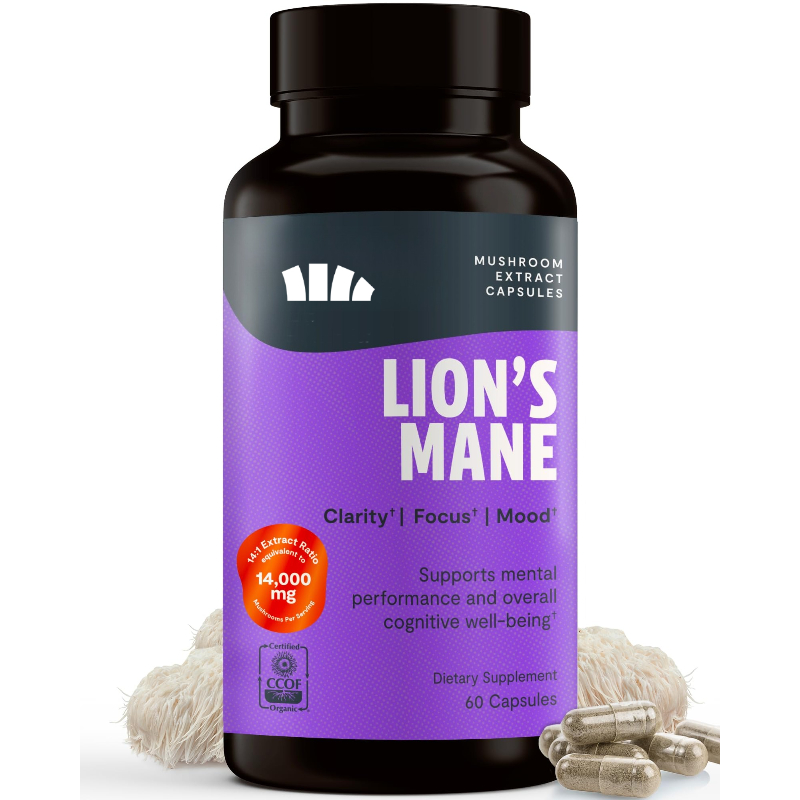 Lion Mane Mushroom - เห็ดหลินจือ, เห็ดหางไก่, เห็ดหลินจือขาว, เห็ดถั่งเช่า, อาหารเสริมเห็ด 8-in-1