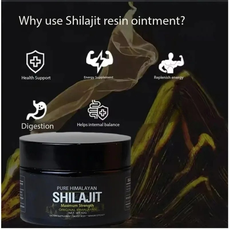 ชิลลาจิตเรซิ่นเพสต์ 30 กรัม/50 - Shilajit Resin Pure บทวิจารณ์และราคา