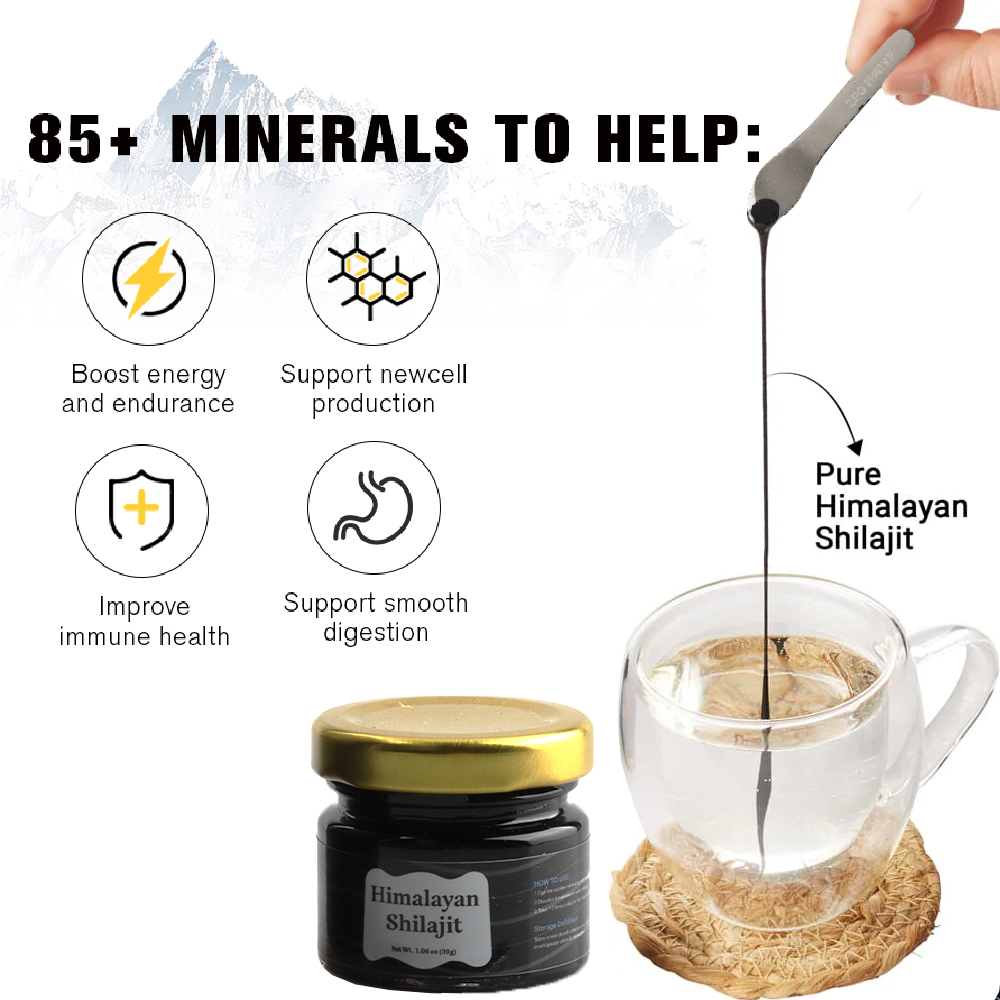 ชิลลาจิตแท้จากเทือกเขาหิมาลัย  - Shilajit Resin Pure บทวิจารณ์และราคา