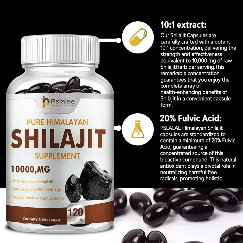 แคปซูลเรซิน Shilajit หิมาลัยบร - Shilajit Resin Pure บทวิจารณ์และราคา