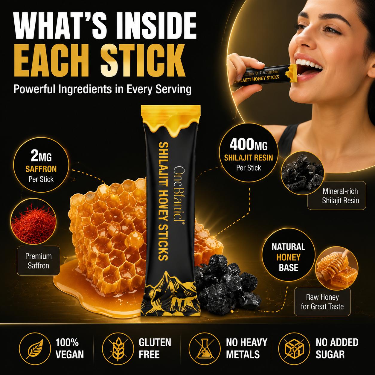 วันบอเทนิคอล แท่งน้ำผึ้งชิลาจิ - Shilajit Resin Pure บทวิจารณ์และราคา