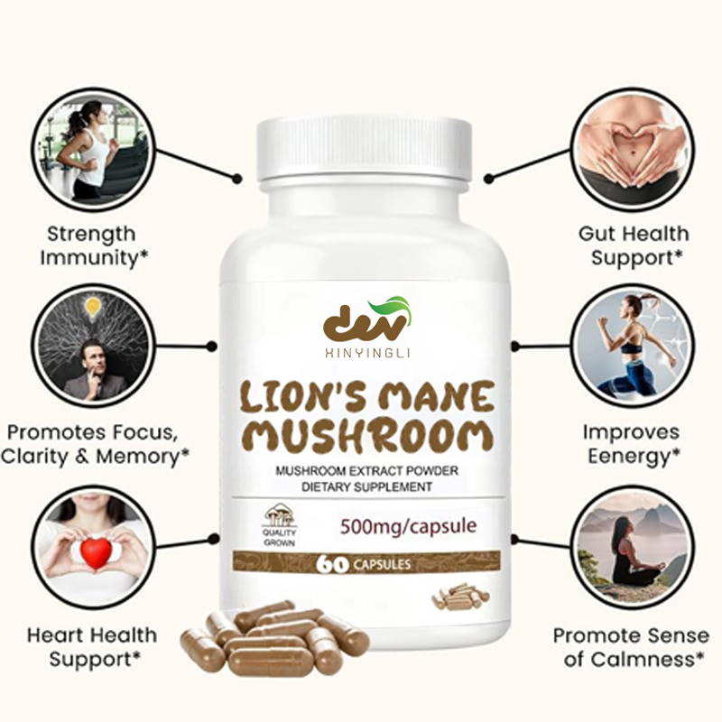 แคปซูลสารสกัดเห็ดหัวสิงโต - เห - Lion Mane Mushroom บทวิจารณ์และราคา