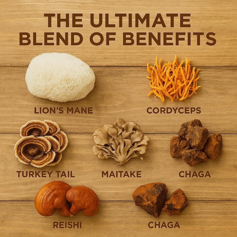 อาหารเสริมสารสกัดจากเห็ด 10 ชน - Lion Mane Mushroom บทวิจารณ์และราคา