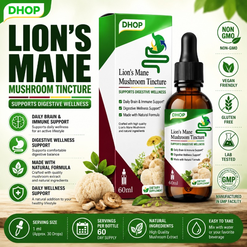 สารสกัดเห็ดหลินจือชนิดน้ำสำหรั - Lion Mane Mushroom บทวิจารณ์และราคา