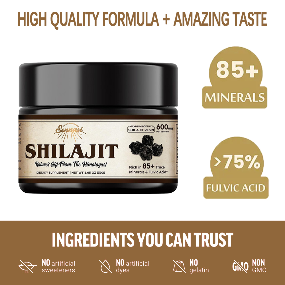 ชิลลาจิตแท้จากเทือกเขาหิมาลัย  - Shilajit Resin Pure บทวิจารณ์และราคา