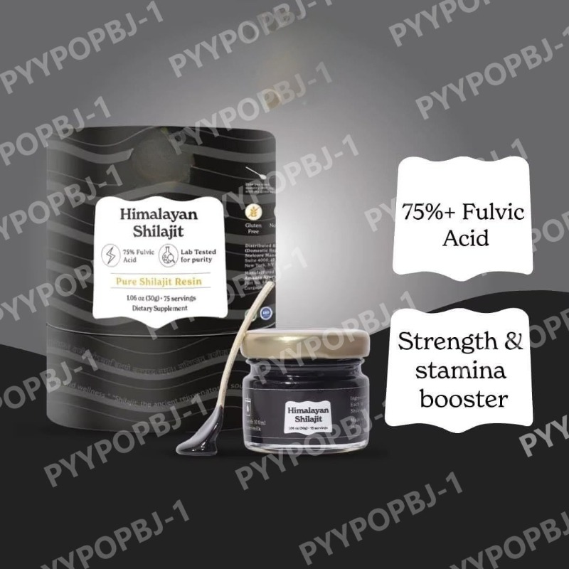 ชิลลาจิต เรซิน ออร์แกนิก ธรรมช - Shilajit Resin Pure บทวิจารณ์และราคา