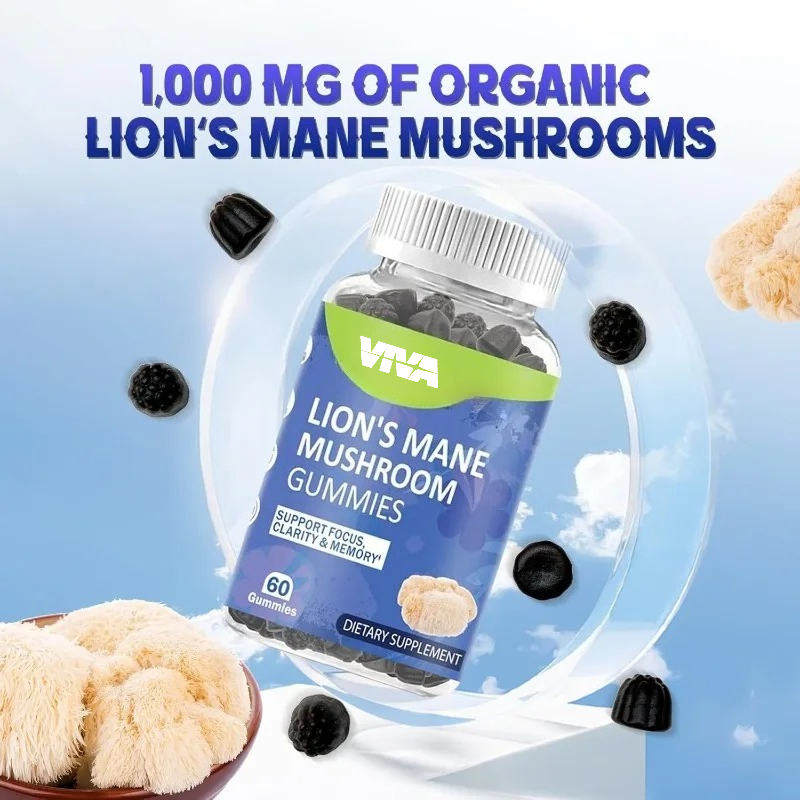 เยลลี่เห็ดสีทอง 1000 มก. สำหรั - Lion Mane Mushroom บทวิจารณ์และราคา